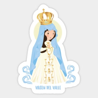 Virgen del Valle Sticker